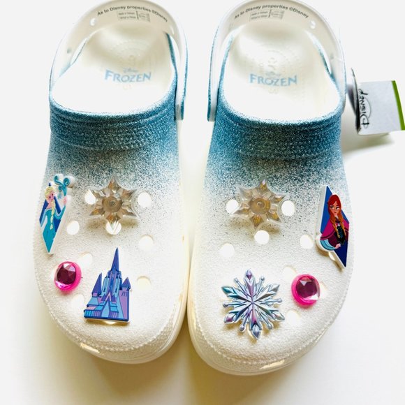 3376 FROZEN CROCS DISNEY PARKS DISNEYLAND DISNEYWORLD - Picture 3 of 13
